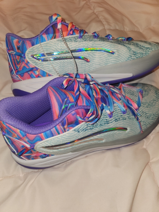 Puma Shoes - Puma Stewie 2 Basketball Shoes Womens 12.5 Teal Purple Multi 311062-01
